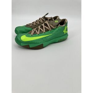 Nike KD VI‎ 6 'Bamboo' Gamma Green Flash Lime Men's Size 8 (599424-301)